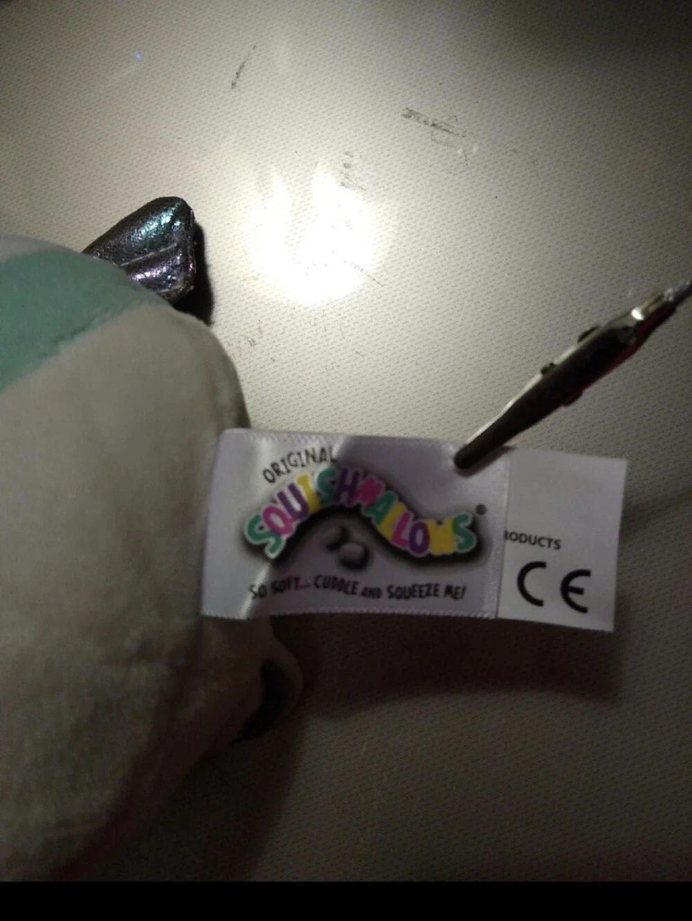 Squishmallows Felicia Panda Unicorn Keychain Bag Clip New